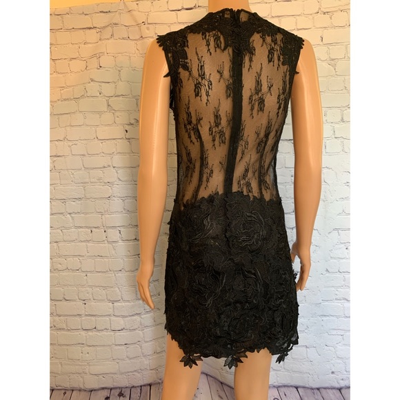 Cq by cq Black ALL Lace See-Through dress cocktail size small - Picture 3 of 15